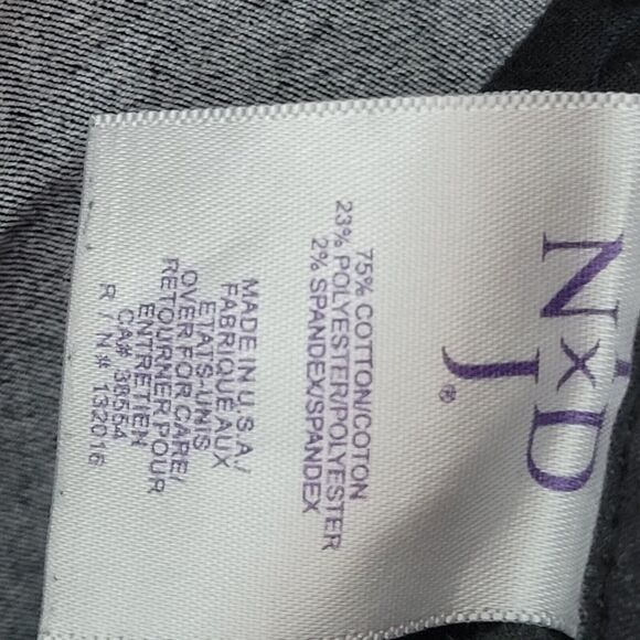 NYDJ Womens Size 10 Black Solid Jeans - Picture 7 of 11